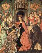 unknow artist San Ildefonso receiving the chasuble china oil painting reproduction